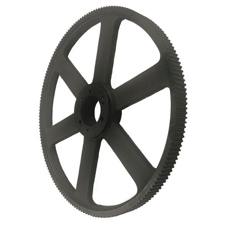 B B MANUFACTURING QD112-14M-40, Timing Pulley, Cast Iron, Black Oxide,  QD112-14M-40